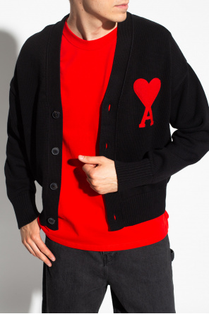 Ami Alexandre Mattiussi Cardigan with logo