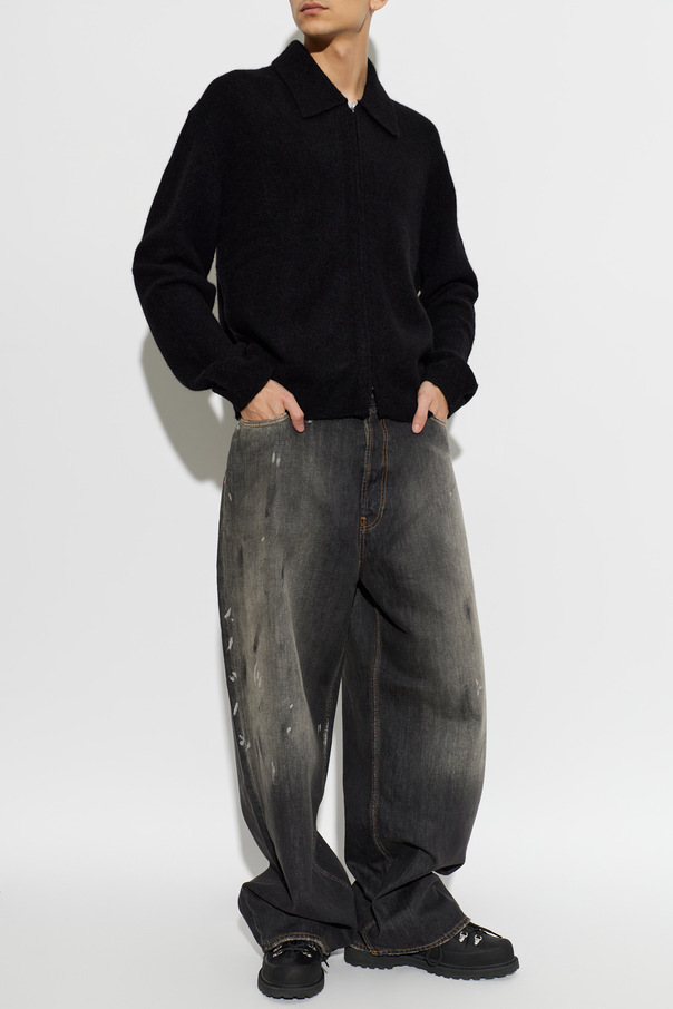 POST ARCHIVE FACTION Cardigan with Collar