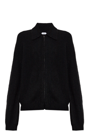 Strickjacke mit Kragen
