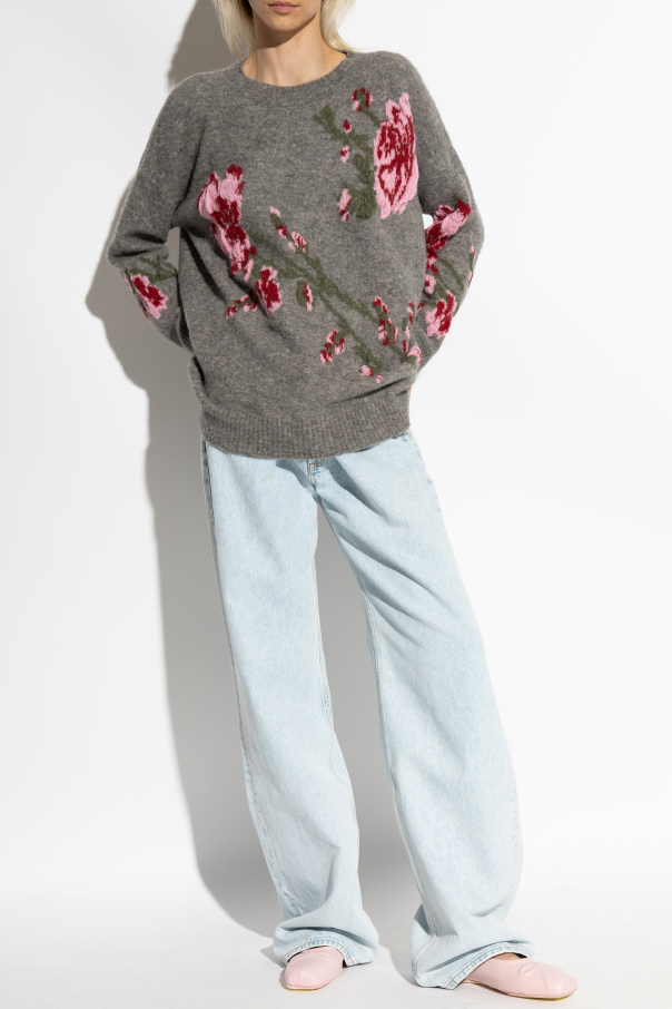 Blumarine Sweater with floral motif