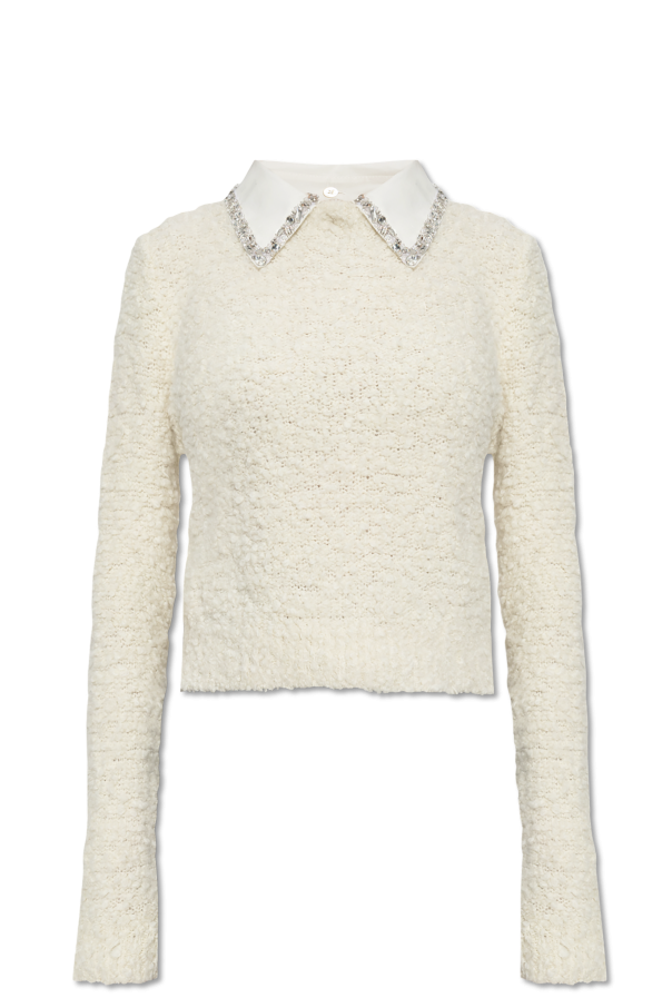 Blumarine Sweater with detachable collar