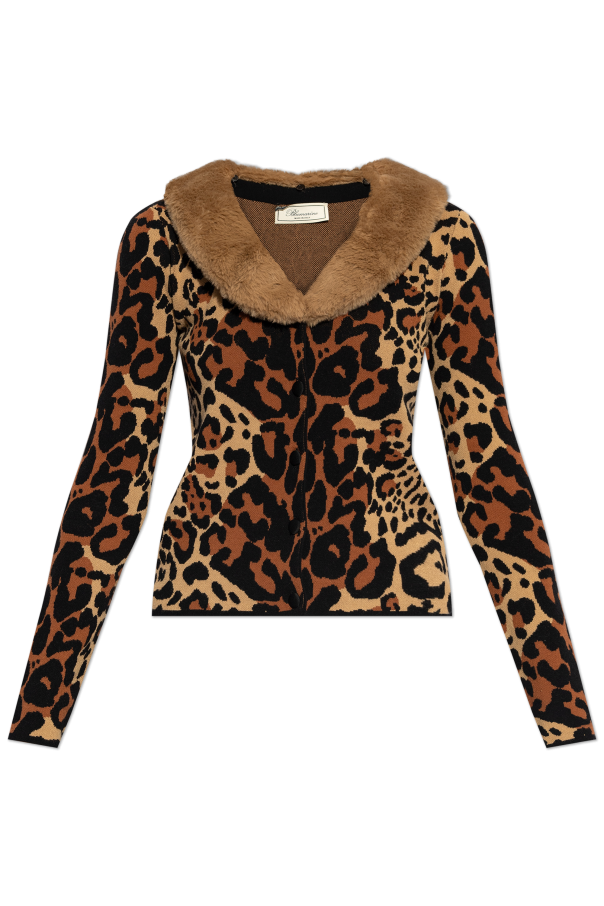 Blumarine Cardigan with animal motif