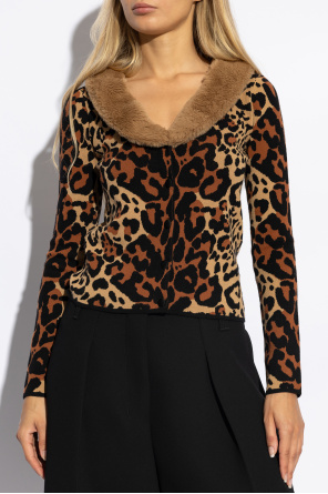 Blumarine Cardigan with animal motif