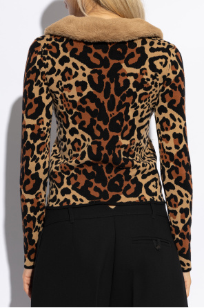 Blumarine Cardigan with animal motif