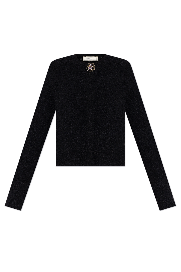 Blumarine Cardigan with decorative finishing.