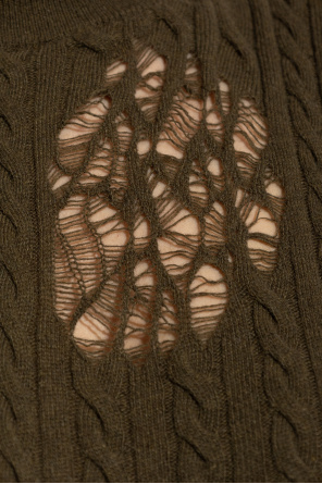 Blumarine Sweater with a distressed effect