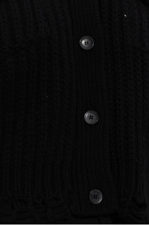 Blumarine Cardigan with fur insert