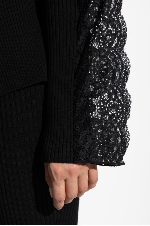 Blumarine Prążkowany kardigan