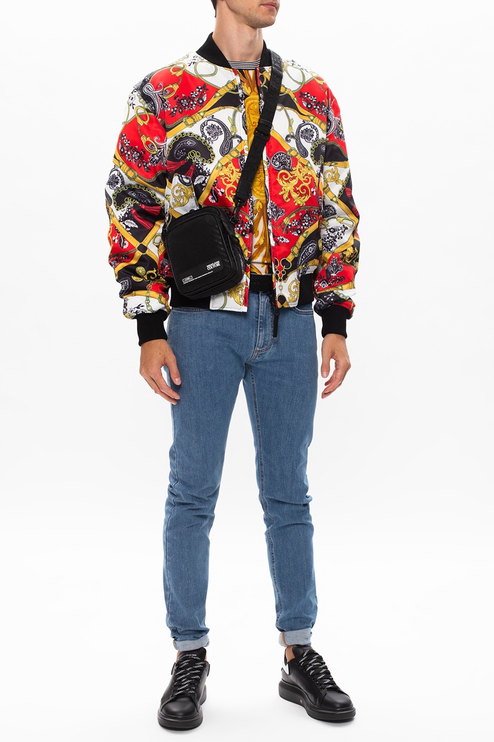 versace silk sweater