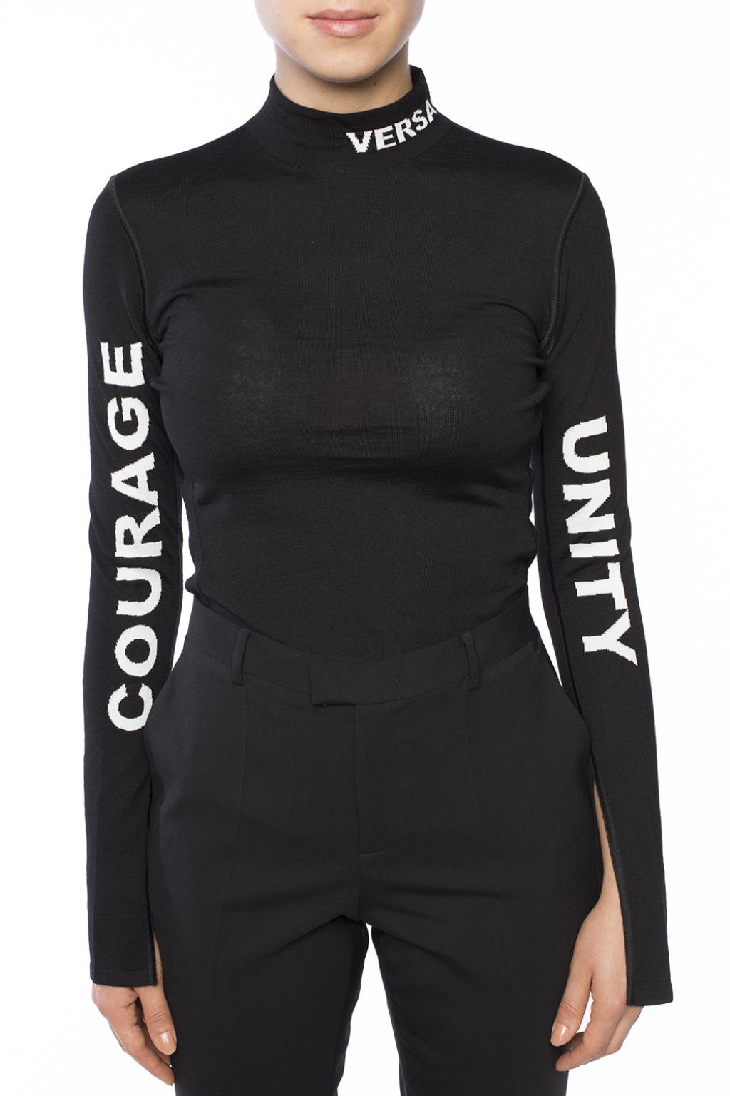 Logo turtleneck sweater Versace - Vitkac KR