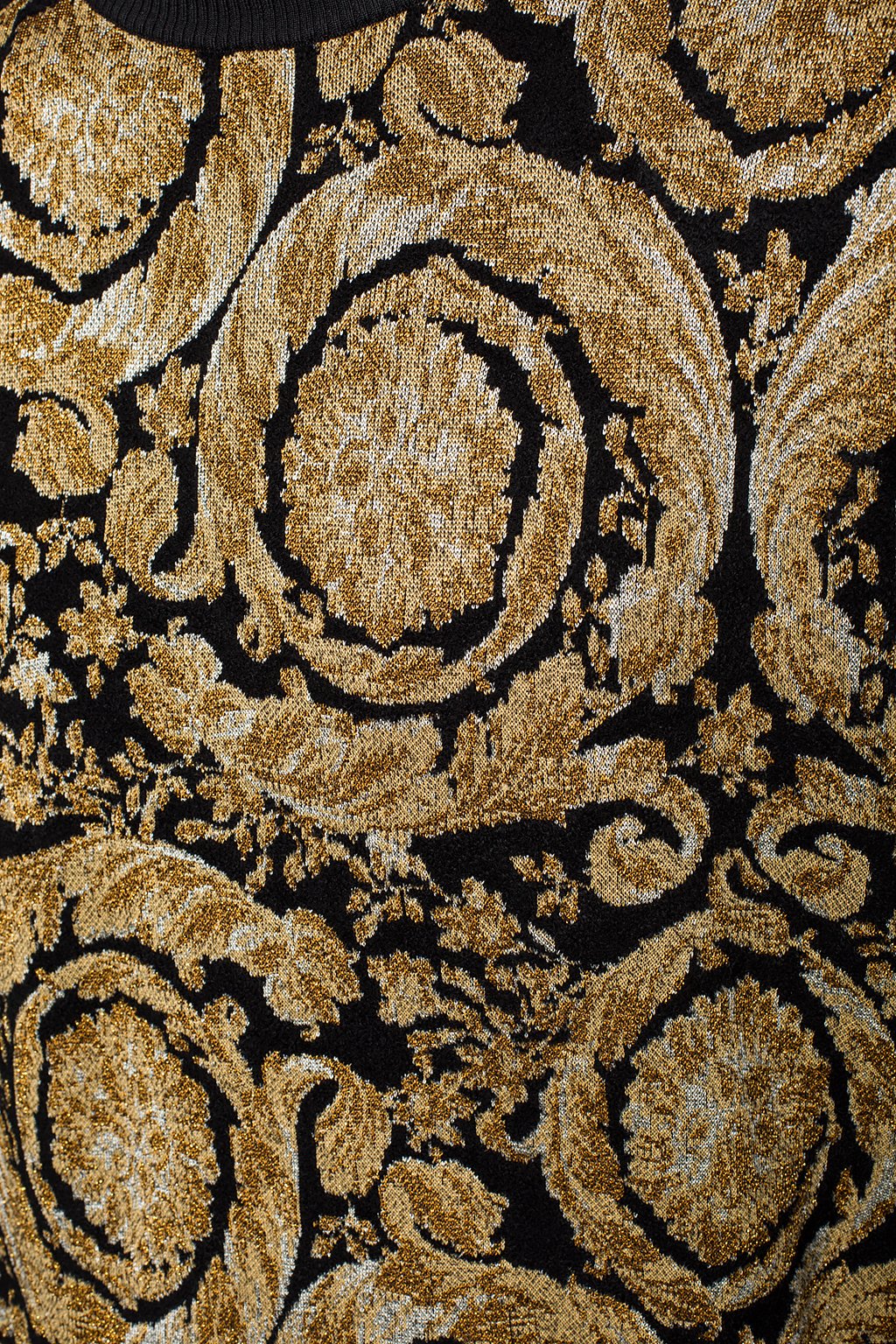 Versace Style Baroque Patterned Fabric