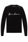 Versace BLACK Sweater with logo