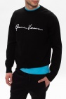 Versace BLACK Sweater with logo