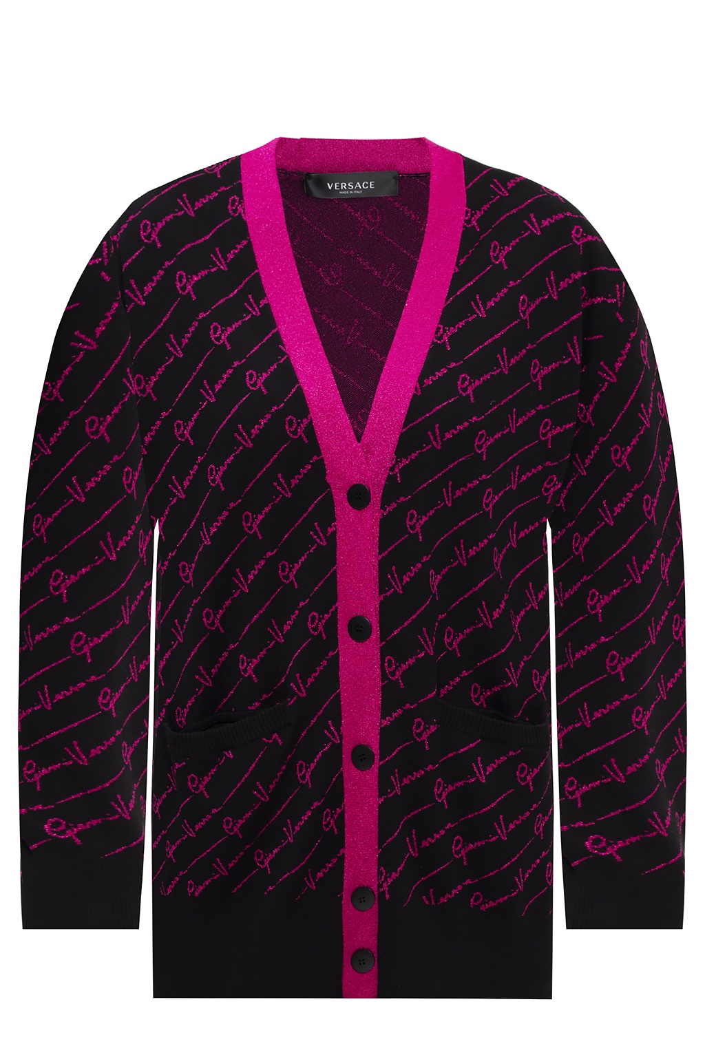 Versace Jacquard cardigan