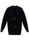 Versace BLACK Safety pin cardigan