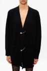 Versace BLACK Safety pin cardigan