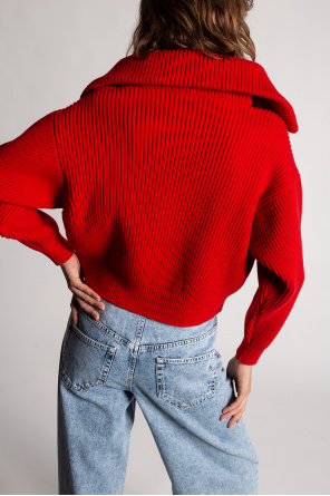 Alaïa Wool sweater with high neck