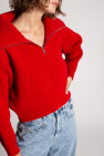 Alaïa Wool Regular sweater with high neck