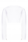 Alaia Crop top with long sleeves