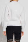 Alaïa cream Wool sweater