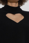 Alaïa BLACK Cropped wool sweater