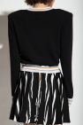 Balmain BLACK Sweater with logo