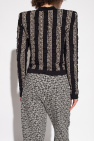 Balmain BLACK Cardigan with monogram