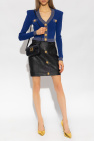 Balmain BLUE Lurex cardigan