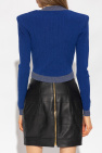 Balmain BLUE Lurex cardigan