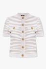 balmain embossed buttons shirt item