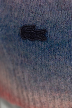 Lacoste Pullover mit Wollbesatz