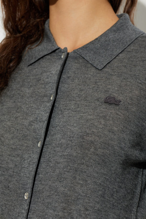 Lacoste Cardigan cu emblemă cu logo