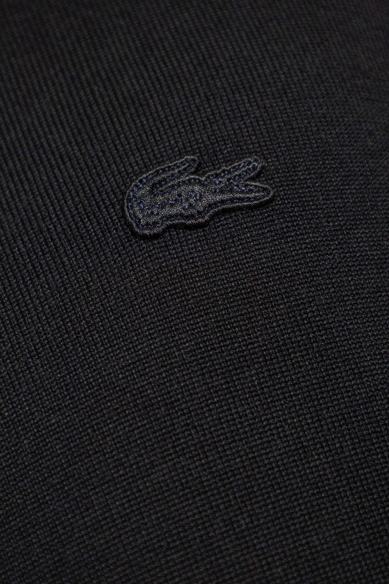 Lacoste Wool turtleneck sweater with logo