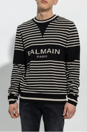 balmain blazer Sweater with logo