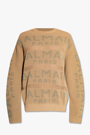 Sweater with logo od Balmain