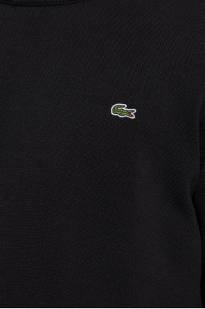 Lacoste cma Lacoste Poloshirt mit Logo-Applikation Schwarz