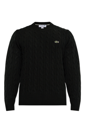 Wollpullover mit dekorativem Strickmuster
