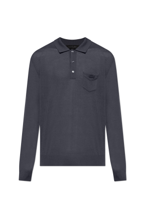 Wollpolo mit langen Ärmeln