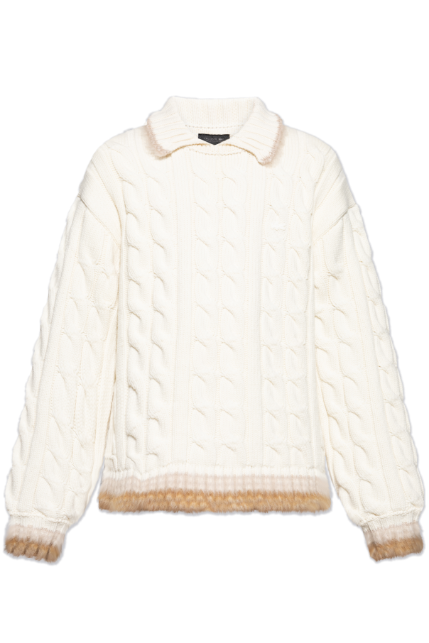 Sweater with decorative knit od LACOSTE RUNWAY