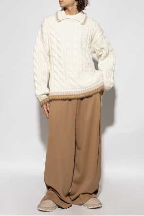 Sweater with decorative knit od LACOSTE RUNWAY