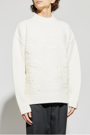 LACOSTE RUNWAY Wool sweater with logo