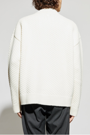 LACOSTE RUNWAY Wool sweater with logo