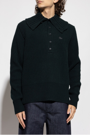 LACOSTE RUNWAY Wollpullover mit weitem Kragen