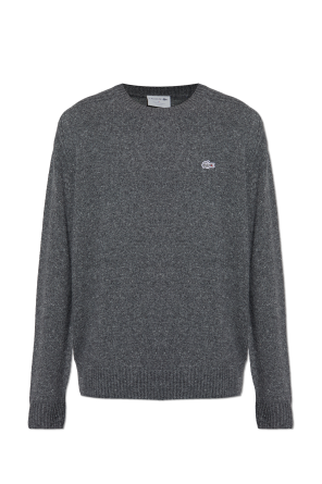 Sweater with logo patch