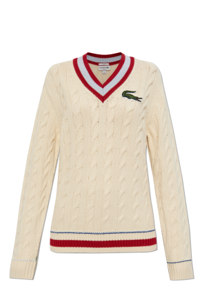 Sweter z logo od Lacoste
