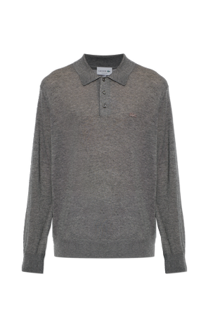 Polo shirt with logo patch