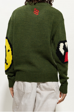 GCDS Wzorzysty sweter