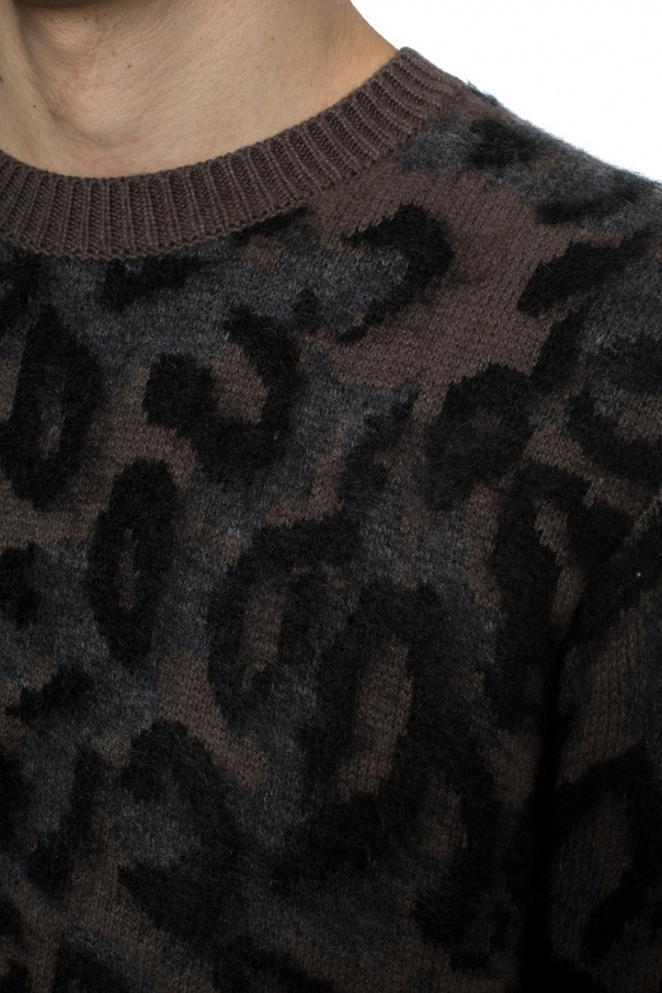 AllSaints 'Apex' leopard print sweater 