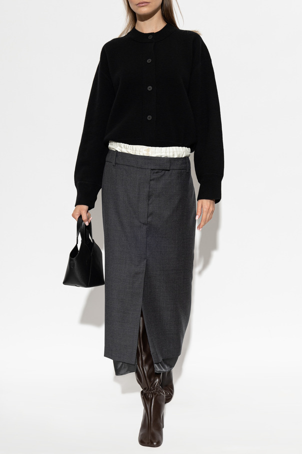 Studio Nicholson Cardigan din lână ‘Arvine’