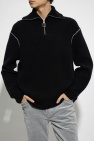 AllSaints BLACK ‘Asteroid’ turtleneck sweater